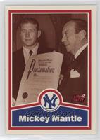 Mickey Mantle (With NYC Mayor Robert Wagner) [Good to VG‑EX]