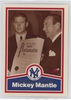Mickey Mantle (With NYC Mayor Robert Wagner) [Poor to Fair]