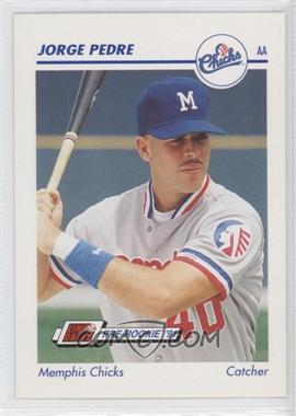 1991 Line Drive Pre-Rookie - AA #411 - Jorge Pedre