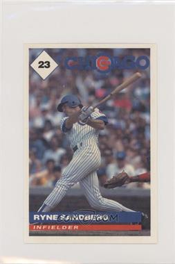 1991 Marathon Chicago Cubs - [Base] #23 - Ryne Sandberg