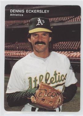 1991 Mother's Cookies Oakland Athletics - [Base] #7 - Dennis Eckersley