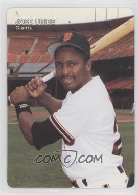 1991 Mother's Cookies San Francisco Giants - Stadium Giveaway [Base] #17 - Jose Uribe