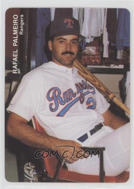 1991 Mother's Cookies Texas Rangers - [Base] #9 - Rafael Palmeiro