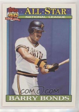 1991 O-Pee-Chee - [Base] #401 - Barry Bonds