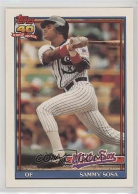 1991 O-Pee-Chee - [Base] #414 - Sammy Sosa