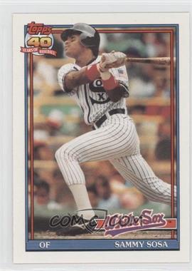 1991 O-Pee-Chee - [Base] #414 - Sammy Sosa