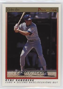 1991 O-Pee-Chee Premier - [Base] #103 - Ryne Sandberg