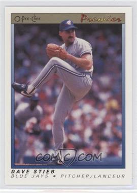 1991 O-Pee-Chee Premier - [Base] #116 - Dave Stieb