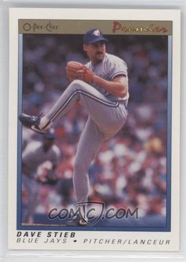 1991 O-Pee-Chee Premier - [Base] #116 - Dave Stieb