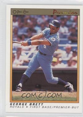 1991 O-Pee-Chee Premier - [Base] #14 - George Brett