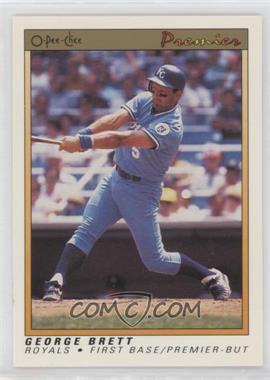 1991 O-Pee-Chee Premier - [Base] #14 - George Brett