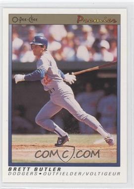 1991 O-Pee-Chee Premier - [Base] #16 - Brett Butler