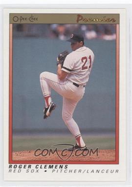 1991 O-Pee-Chee Premier - [Base] #23 - Roger Clemens