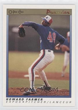 1991 O-Pee-Chee Premier - [Base] #40 - Howard Farmer