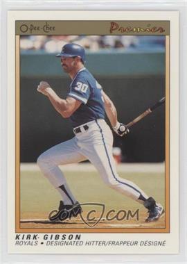 1991 O-Pee-Chee Premier - [Base] #50 - Kirk Gibson