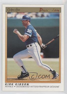 1991 O-Pee-Chee Premier - [Base] #50 - Kirk Gibson