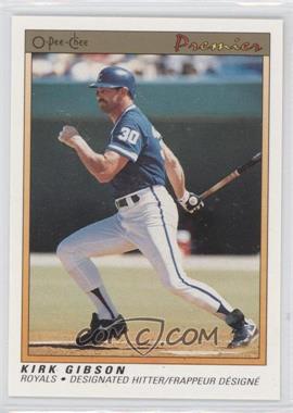 1991 O-Pee-Chee Premier - [Base] #50 - Kirk Gibson