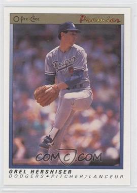 1991 O-Pee-Chee Premier - [Base] #64 - Orel Hershiser