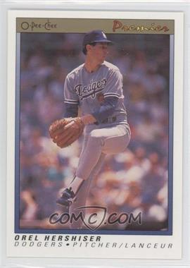 1991 O-Pee-Chee Premier - [Base] #64 - Orel Hershiser