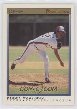 1991 O-Pee-Chee Premier - [Base] #75 - Dennis Martinez