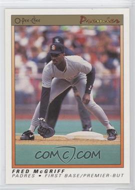 1991 O-Pee-Chee Premier - [Base] #79 - Fred McGriff