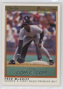 1991 O-Pee-Chee Premier - [Base] #79 - Fred McGriff