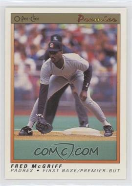 1991 O-Pee-Chee Premier - [Base] #79 - Fred McGriff