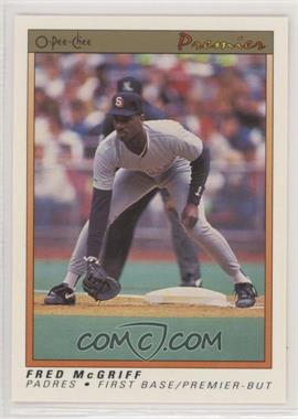 1991 O-Pee-Chee Premier - [Base] #79 - Fred McGriff