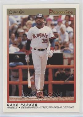 1991 O-Pee-Chee Premier - [Base] #94 - Dave Parker