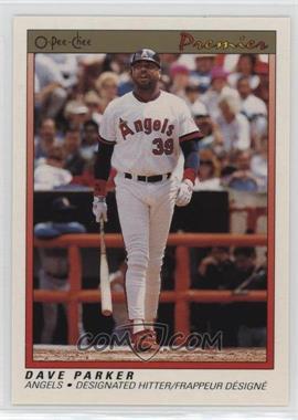 1991 O-Pee-Chee Premier - [Base] #94 - Dave Parker