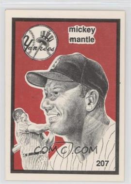 1991 O'Connell & Son Ink Series 7 - [Base] #207 - Mickey Mantle