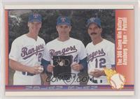 Nolan Ryan, Brad Arnsberg, Geno Petralli