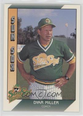 1991 Pacific Senior Professional Baseball Association - [Base] #12 - Dyar Miller