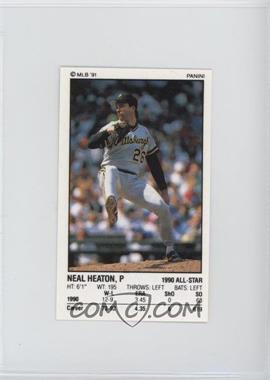 1991 Panini Album Stickers - [Base] #115 - Neal Heaton