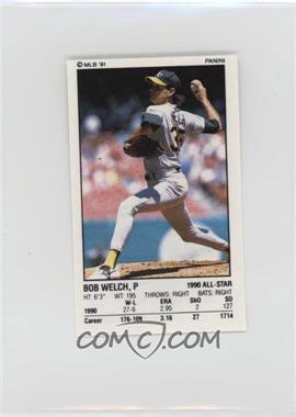 1991 Panini Album Stickers - [Base] #151 - Bob Welch