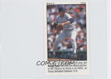 1991 Panini Album Stickers - [Base] #3 - Nolan Ryan