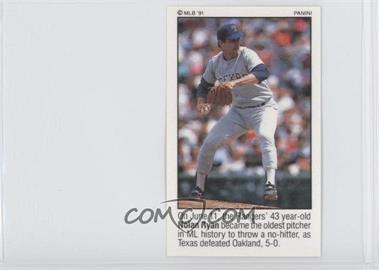 1991 Panini Album Stickers - [Base] #3 - Nolan Ryan