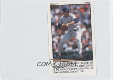 1991 Panini Album Stickers - [Base] #3 - Nolan Ryan