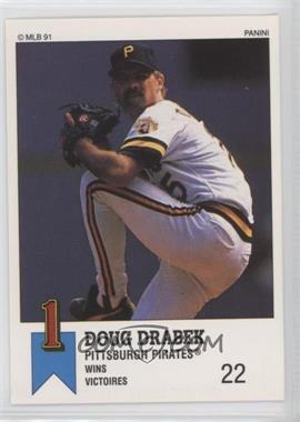 1991 Panini Top 15 Album Stickers - [Base] #57 - Doug Drabek