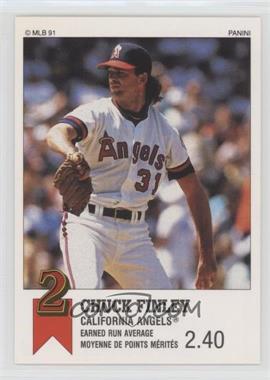 1991 Panini Top 15 Album Stickers - [Base] #70 - Chuck Finley