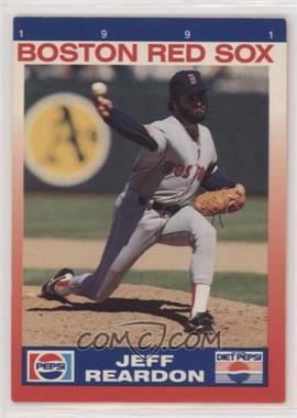 1991 Pepsi Boston Red Sox - [Base] #41 - Jeff Reardon