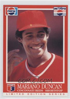 1991 Pepsi Cincinnati Reds Food Issue Base Madu Mariano Duncan