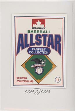 1991 Petro-Canada All Star FanFest Stand-Ups - [Base] #11 - Cecil Fielder