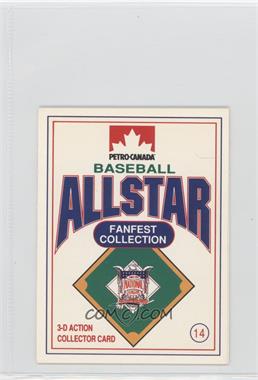1991 Petro-Canada All Star FanFest Stand-Ups - [Base] #14 - Dale Murphy