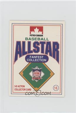 1991 Petro-Canada All Star FanFest Stand-Ups - [Base] #16 - Barry Bonds