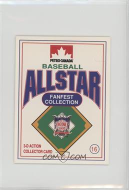 1991 Petro-Canada All Star FanFest Stand-Ups - [Base] #16 - Barry Bonds