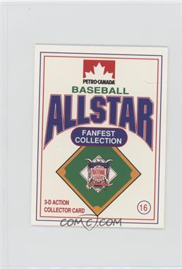 1991 Petro-Canada All Star FanFest Stand-Ups - [Base] #16 - Barry Bonds