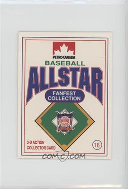 1991 Petro-Canada All Star FanFest Stand-Ups - [Base] #16 - Barry Bonds