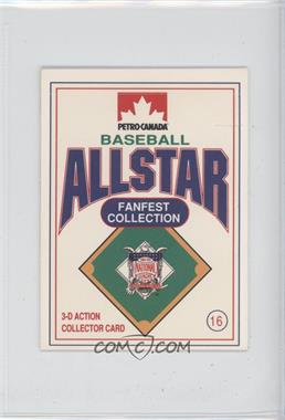 1991 Petro-Canada All Star FanFest Stand-Ups - [Base] #16 - Barry Bonds