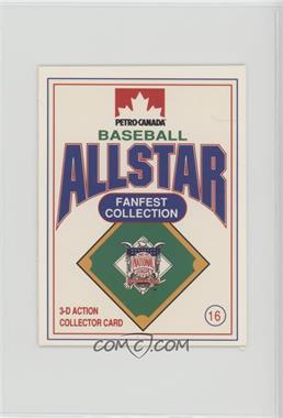 1991 Petro-Canada All Star FanFest Stand-Ups - [Base] #16 - Barry Bonds